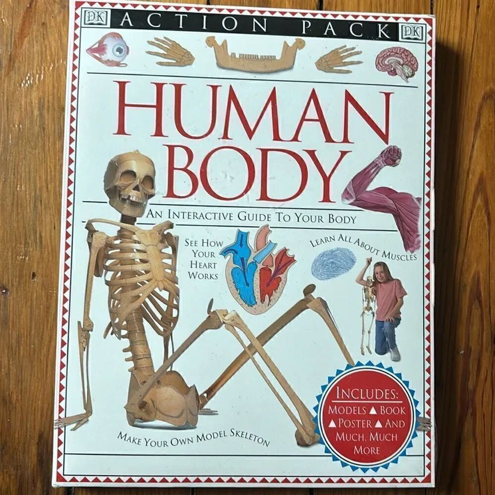 The Human Body DK Action Pack New Sealed